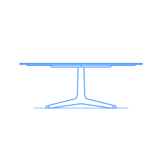 Furniture Coffee Tables Multiplo Low Table Round Outline Svg Vector, Free Vectors File